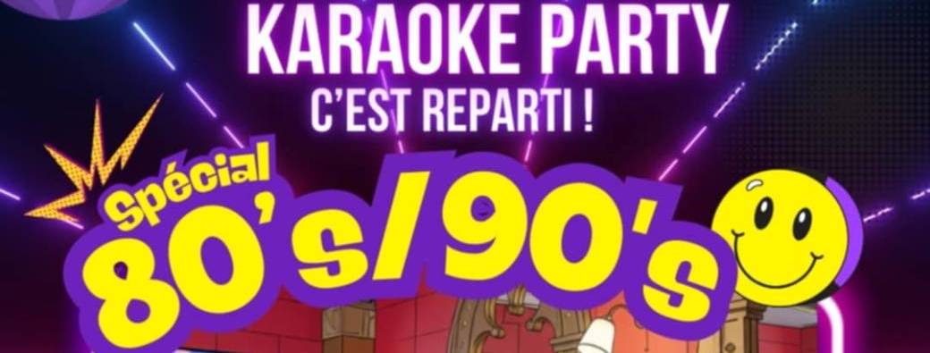 Soirée KARAOKE & QUIZ BLIND-TEST - 80's/90's