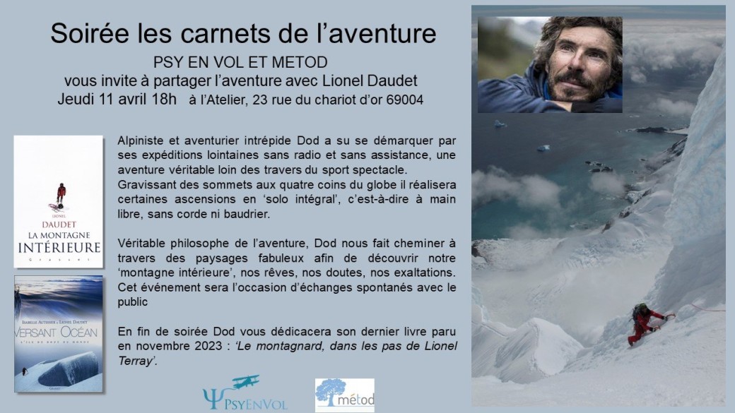 Soirée les carnets de l'aventure