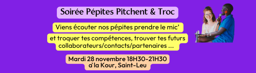 Soirée Les Pépites pitchent