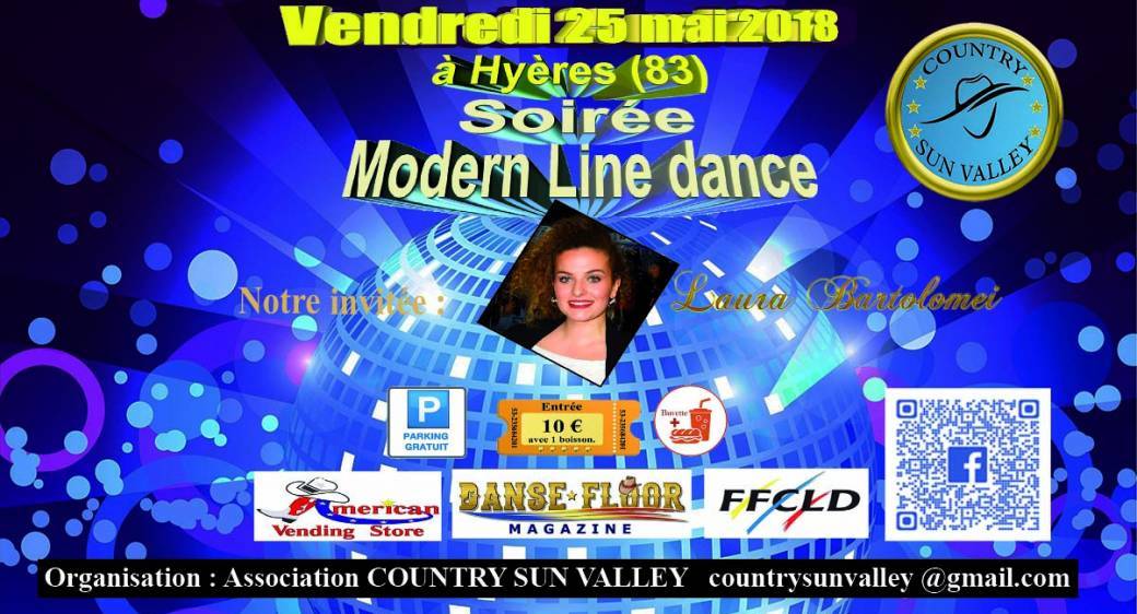 Soirée Modern Line Dance à HYÈRES (83)