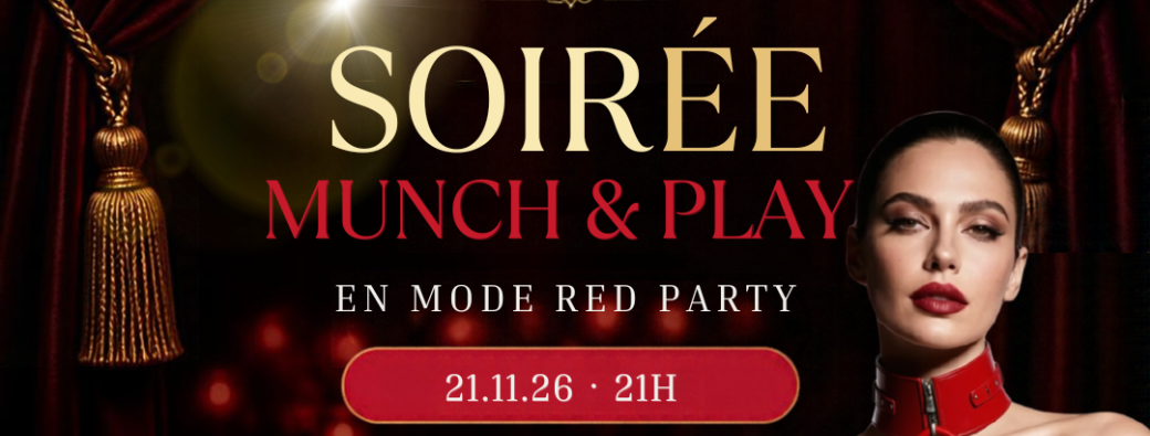 Soirée Munch and play - Red Party