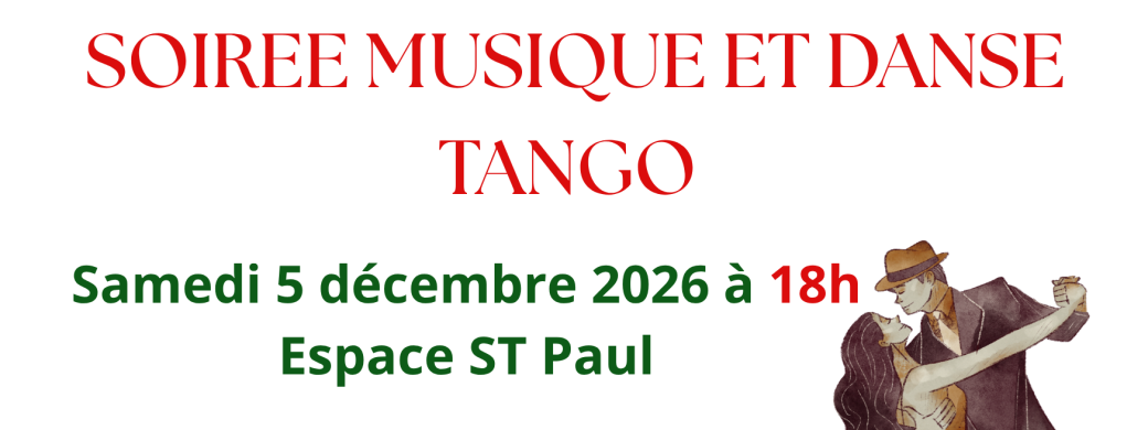 Soirée Musique et Danse Tango