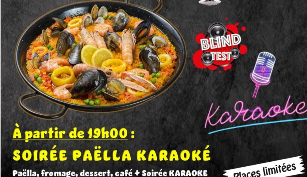 Soirée paëlla/karaoké/Blind test