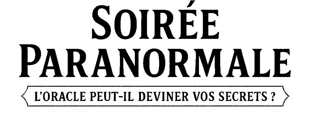 Soirée Paranormale