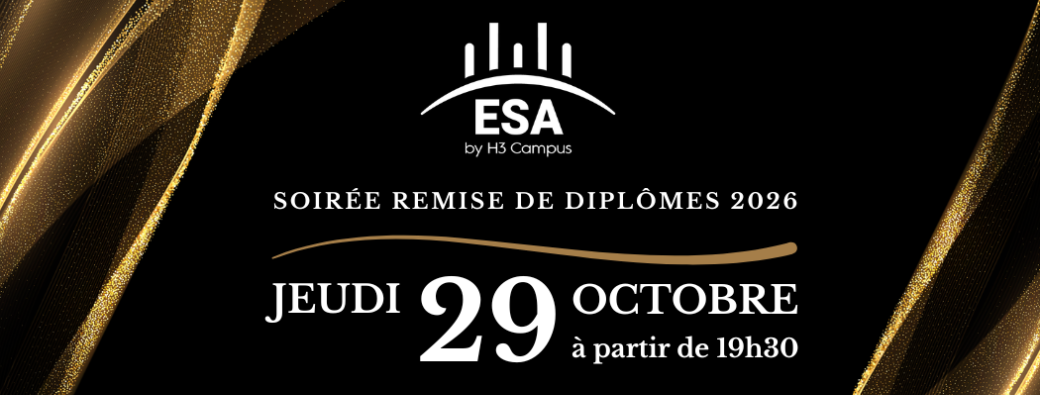 Soirée remise de diplômes 2026 - ESA by H3 Campus CHOLET_