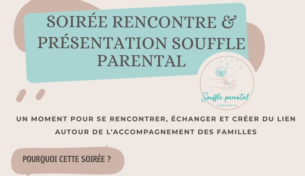 Soirée rencontre – professionnels de la santé, de la petite enfance et de la parentalité