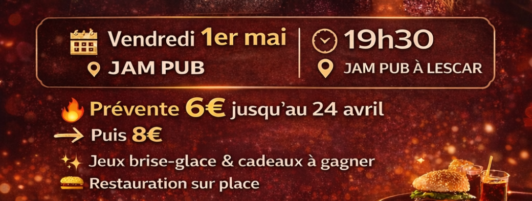 Soirée rencontres au Jam pub 