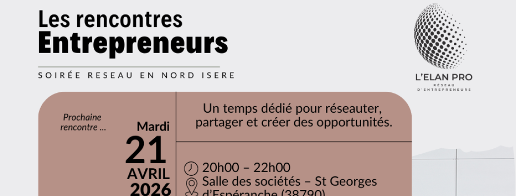 Soirée Réseau Entrepreneurs 21/04/2026