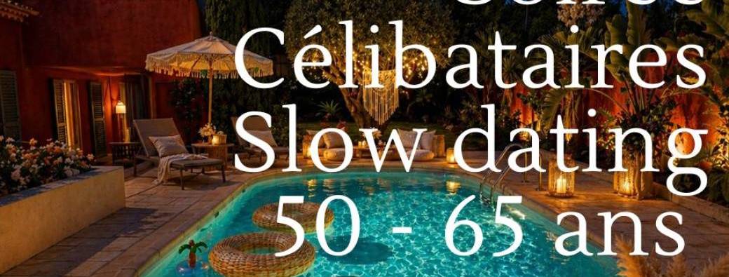 Soirée slow dating célibataires 50 - 65 ans
