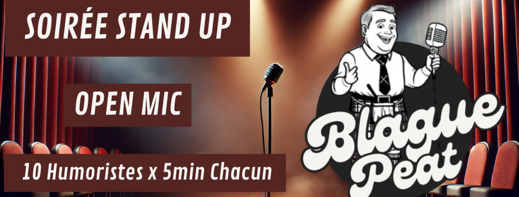 Soirée Stand Up au Black PEAT 19/01