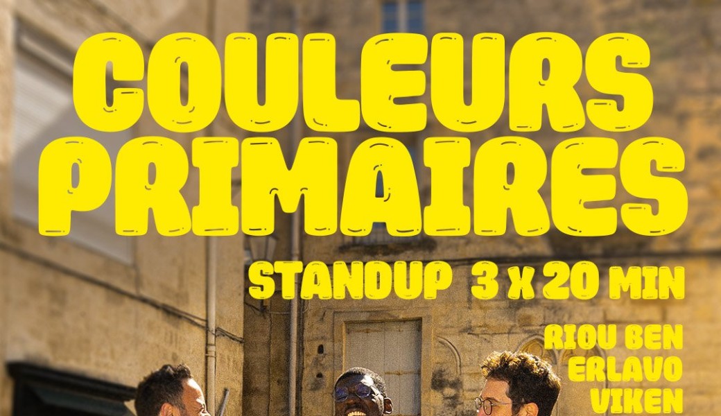 Soiree stand up au clandestin 3x20 couleurs primaire