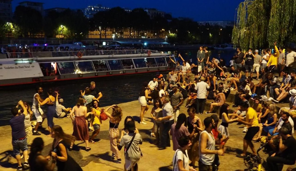 Soirée sur les quais de Saône