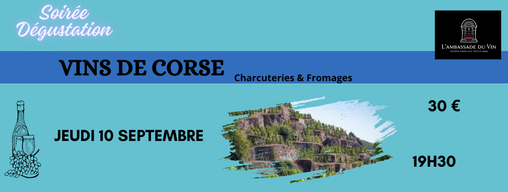 Soirée Vins de Corse