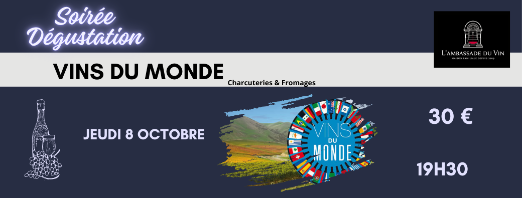 Soirée Vins du monde
