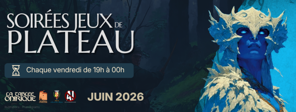 Soirées jeux de plateau - Juin