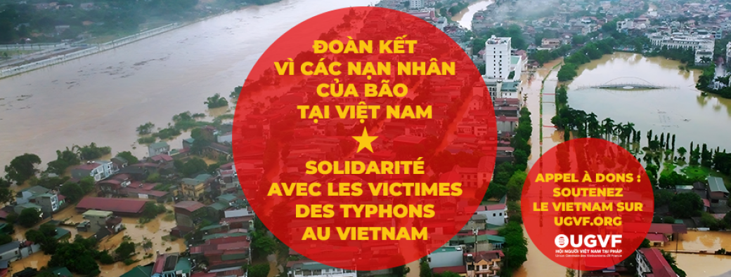 Solidarité avec les victimes des typhons au Vietnam