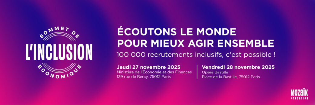 Sommet de l'inclusion économique - 27 Novembre 2025 JOUR 1