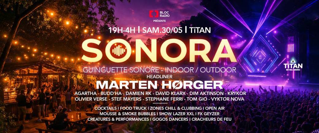 SONORA - GUINGUETTE SONORE INDOOR / OUTDOOR