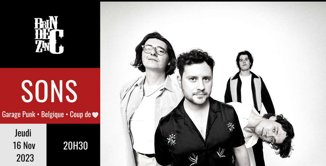 SONS (Garage Punk • Belgique) • Coup de ❤️ 