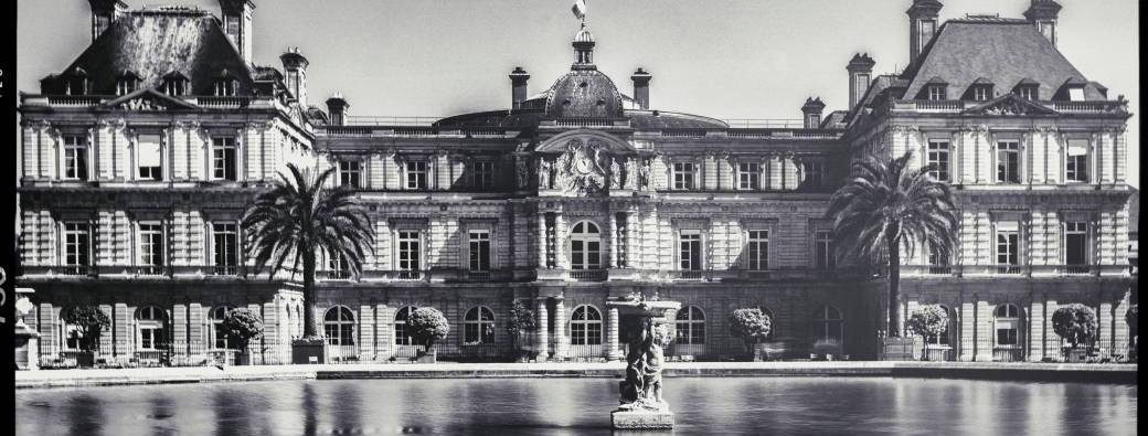 Sortie argentique dans le jardin du Luxembourg
