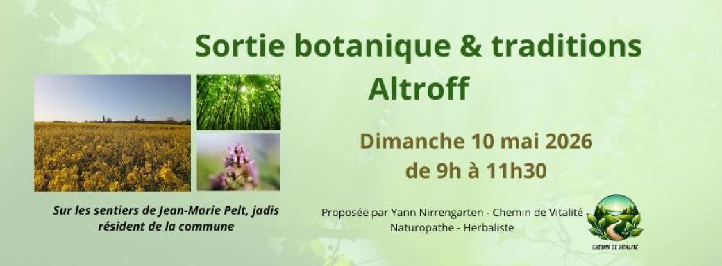 Sortie botanique & traditions