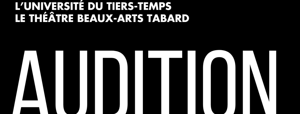 Sortie d'atelier - Audition