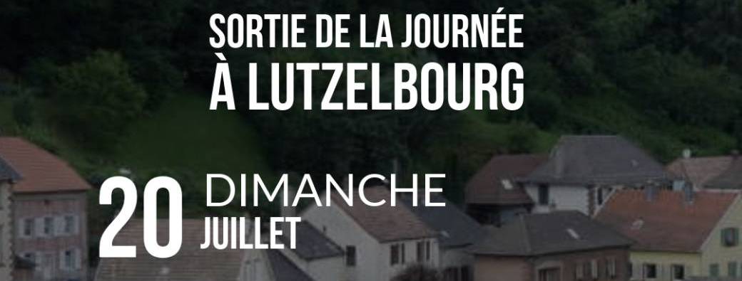 Sortie de la journée à Lutzelbourg