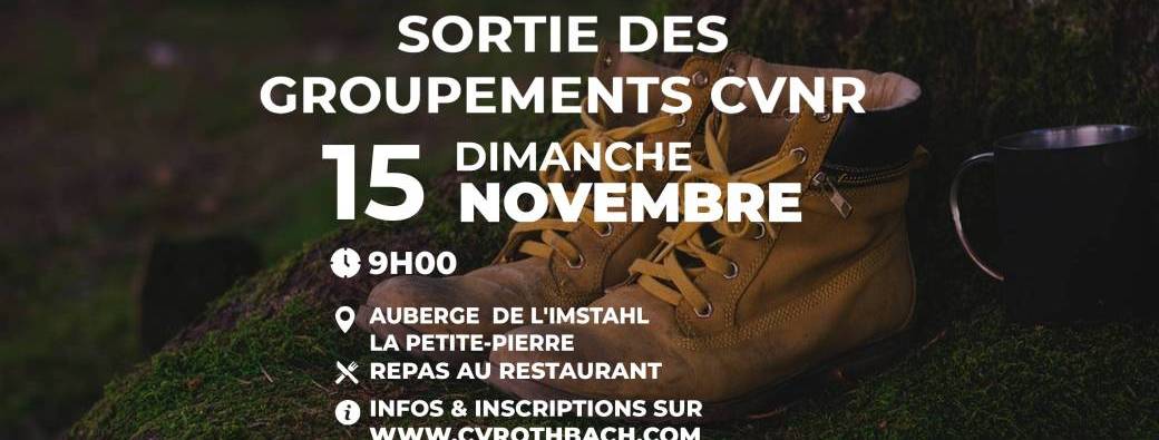 Sortie des Groupements CVNR