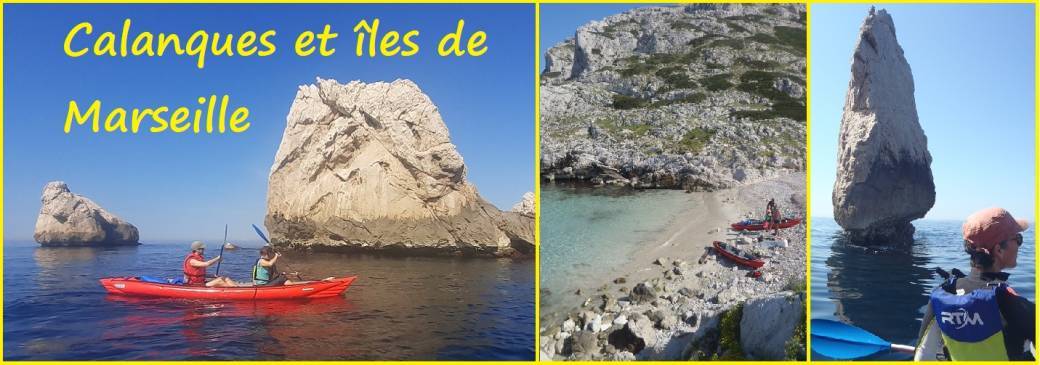 Sortie kayak Calanques et Îles de Marseille