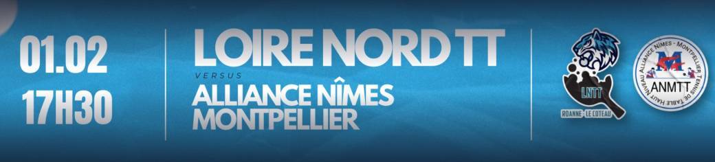 Sortie Tennis de table : Loire Nord TT & Alliance Nîmes-Montpellier