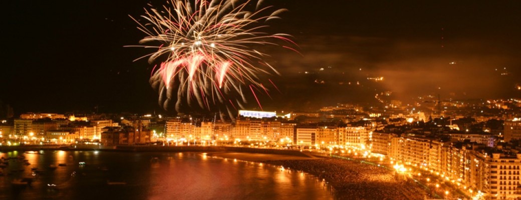 Sortie en Voilier - Hendaye-San-Sebastien-Hendaye - Feu d'artifice