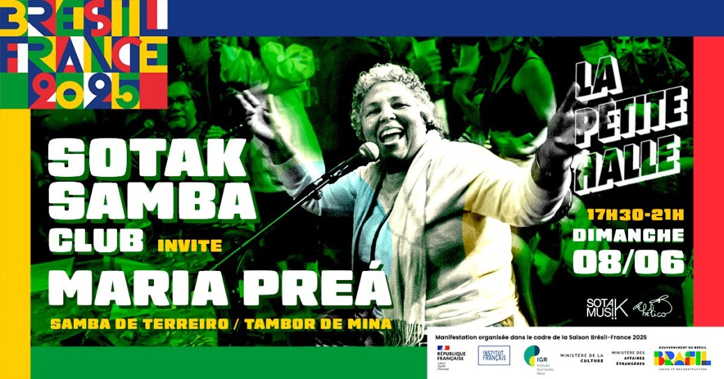 Sotak samba Club invite Maria Préa le 8 juin !
