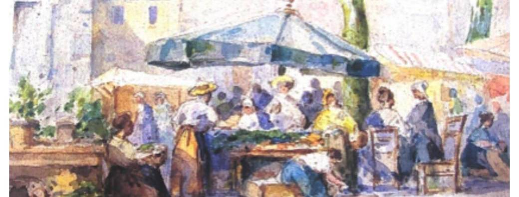 Exhibition Souffle de Provence, Albert de Courtois - Cécile de Welle
