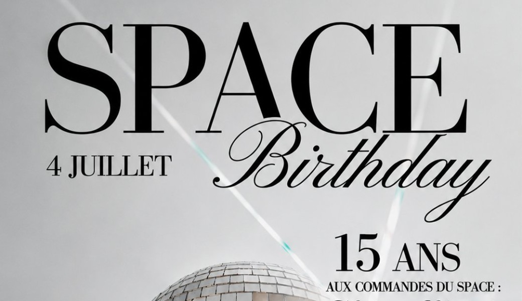 SPACE BIRTHDAY - 15 ANS AUX COMMANDES : NICOLAS & CHRYSTELE
