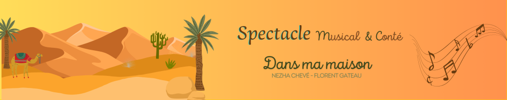Spectacle "Dans ma maison" par la conteuse Nezha Cheve et Florent Gateau
