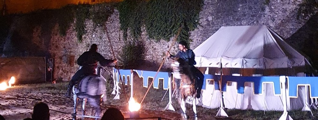 Spectacle de feu équestre