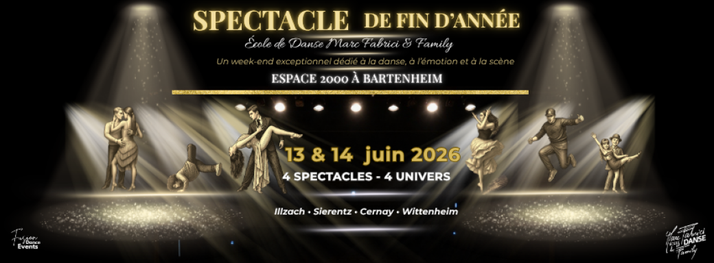Spectacle de fin d’année – École de Danse Marc Fabrici