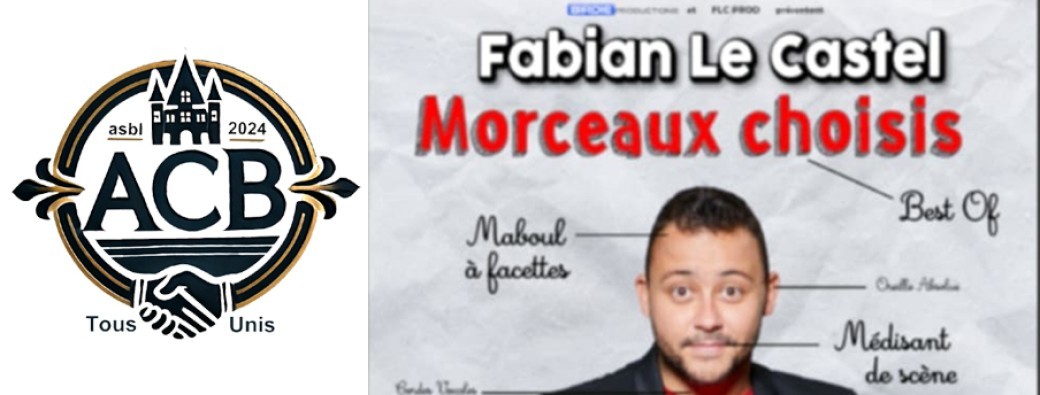 Spectacle d'humour avec Fabian le Castel 