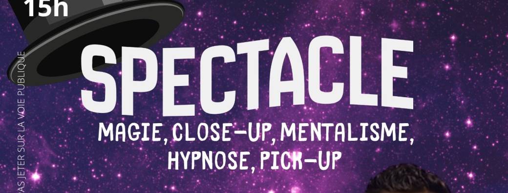 Spectacle de magie, mentalise et  hypnose