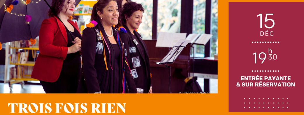 Spectacle de théâtre : Trois fois rien 