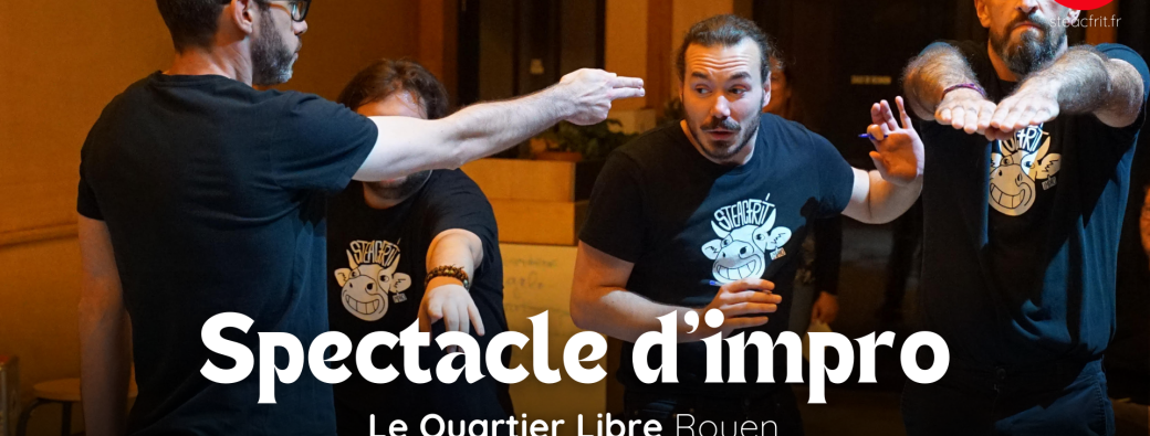Spectacle d'impro au Quartier Libre