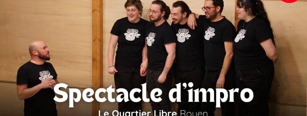 Spectacle d'impro au Quartier Libre