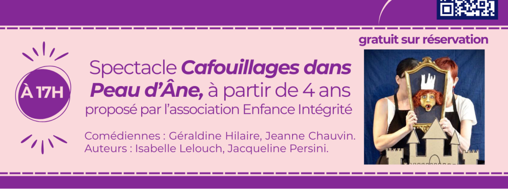 Spectacle jeune public | Cafouillages dans Peau d'âne