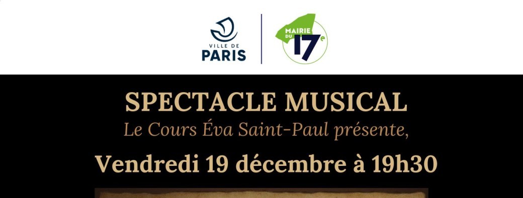 Spectacle musical | Cours Eva Saint Paul
