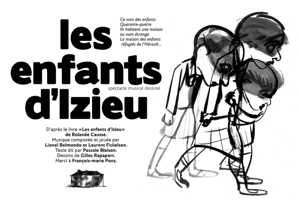 Spectacle musical dessiné : Les enfants d'Izieu