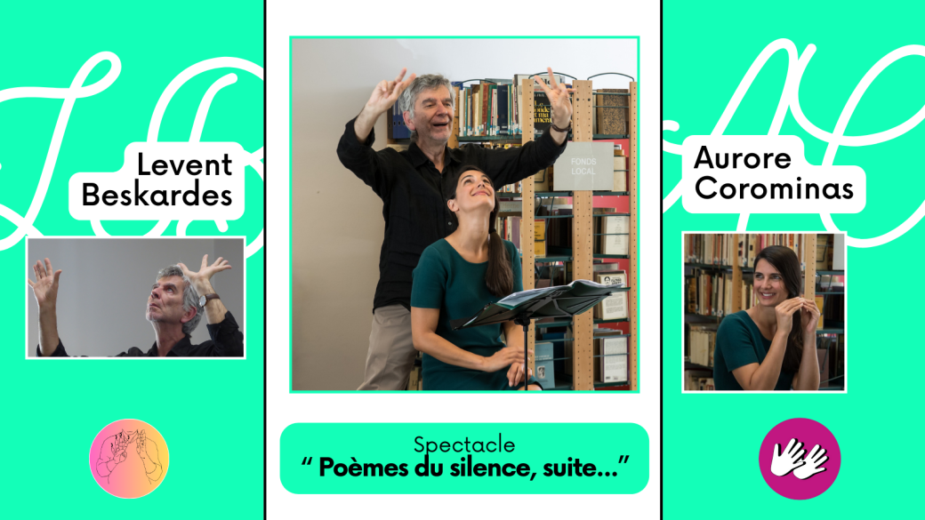 Spectacle « poèmes du silence, suite… » avec Levent Beskardes et Aurore Corominas 