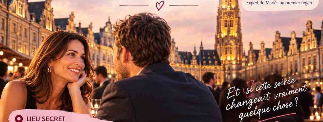 Speed dating 35-55 ans à Arras : tête-à-tête sur la Grand'Place, vendredi 16 octobre 2026