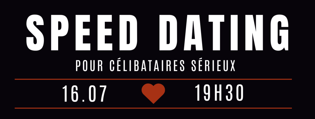 Speed dating confidentiel by Ginette et Gustave