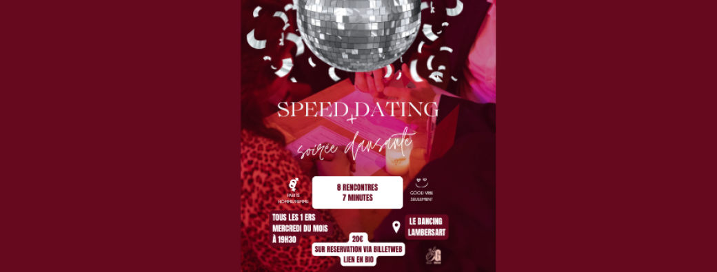 Speed Dating  - VALENCIENNES - 24 SEPTEMBRE