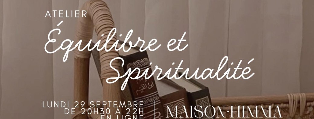 Spiritualité et équilibre intérieur – Atelier en ligne